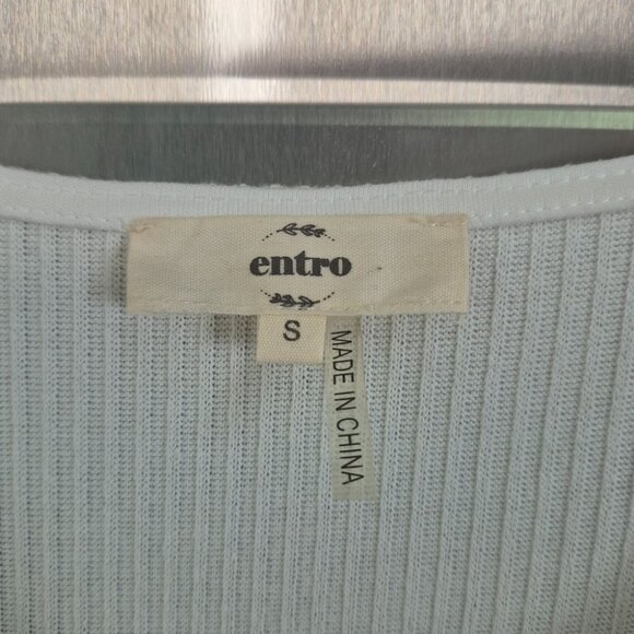 Entro S Sleeveless Ribbed Knit Top & Floral Skirt Tunic With Lace Panels - Picture 4 of 7